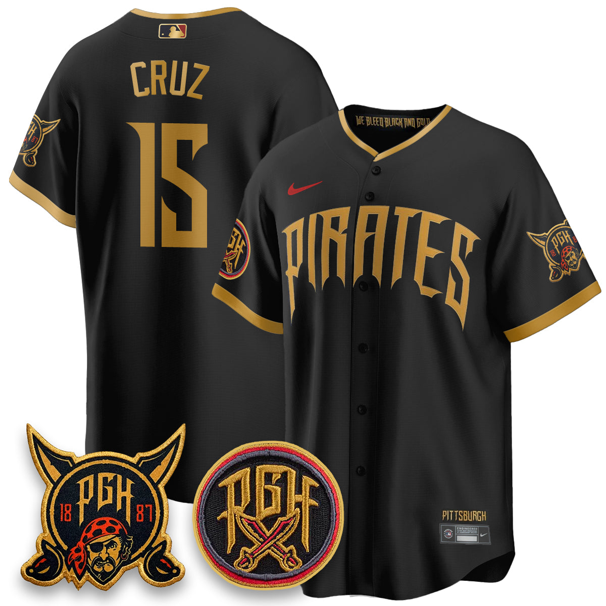 PIT 2026 City Connect Vapor Premier Limited Jersey - All Stitched by Pittsburgh Pirates