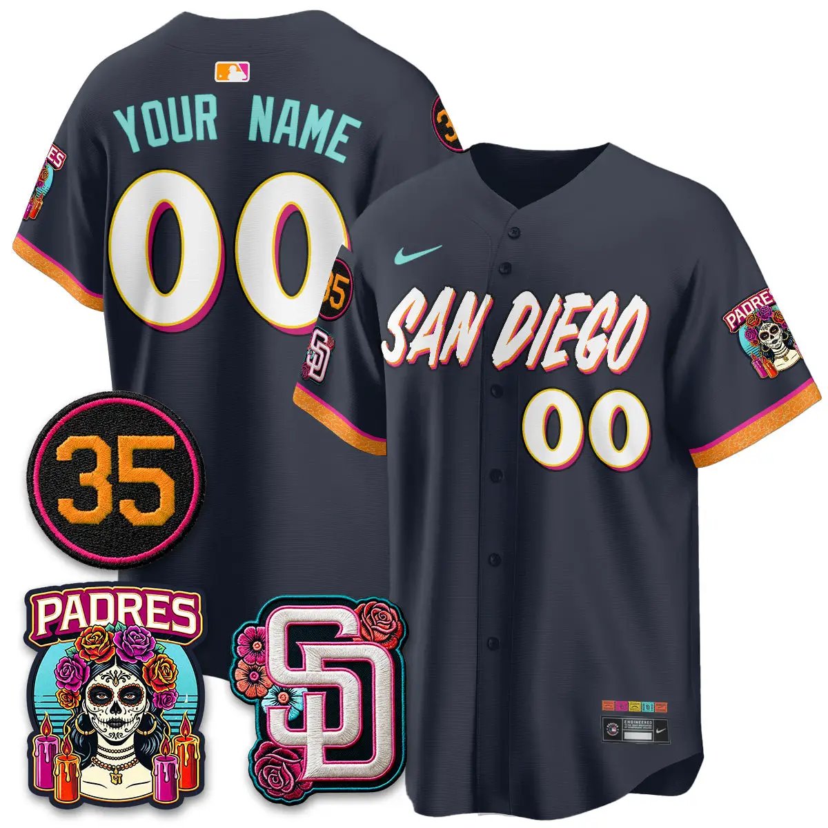SD 2026 City Connect Vapor Premier Limited Custom Jersey - All Stitched V2 by San Diego Padres
