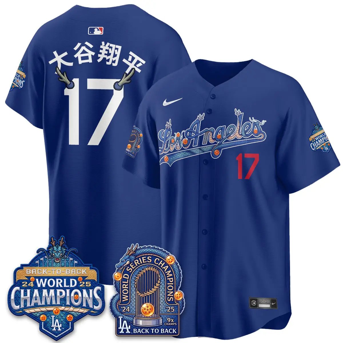 LAD x DB Night 2026 Vapor Jersey - Stitched by Los Angeles Dodgers