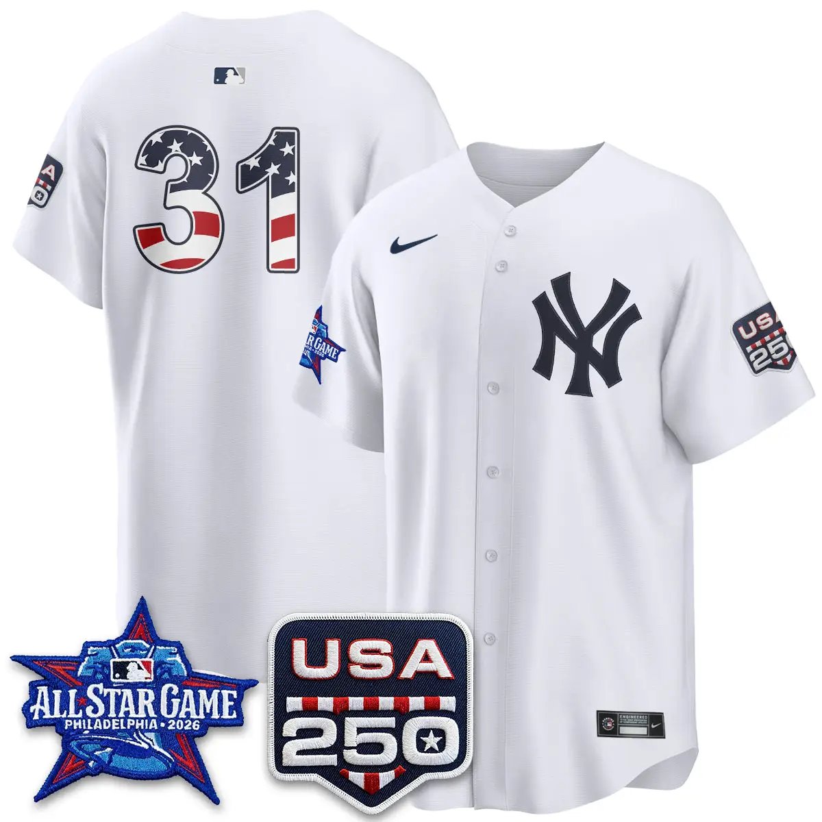 NYY 2026 All Star Edition Vapor Jersey - Stitched by New York Yankees