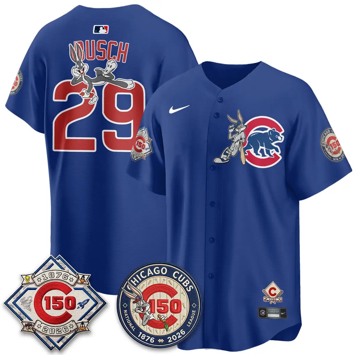 CHC x Bunny Vapor Premier Limited Jersey - Stitched by Chicago Cubs