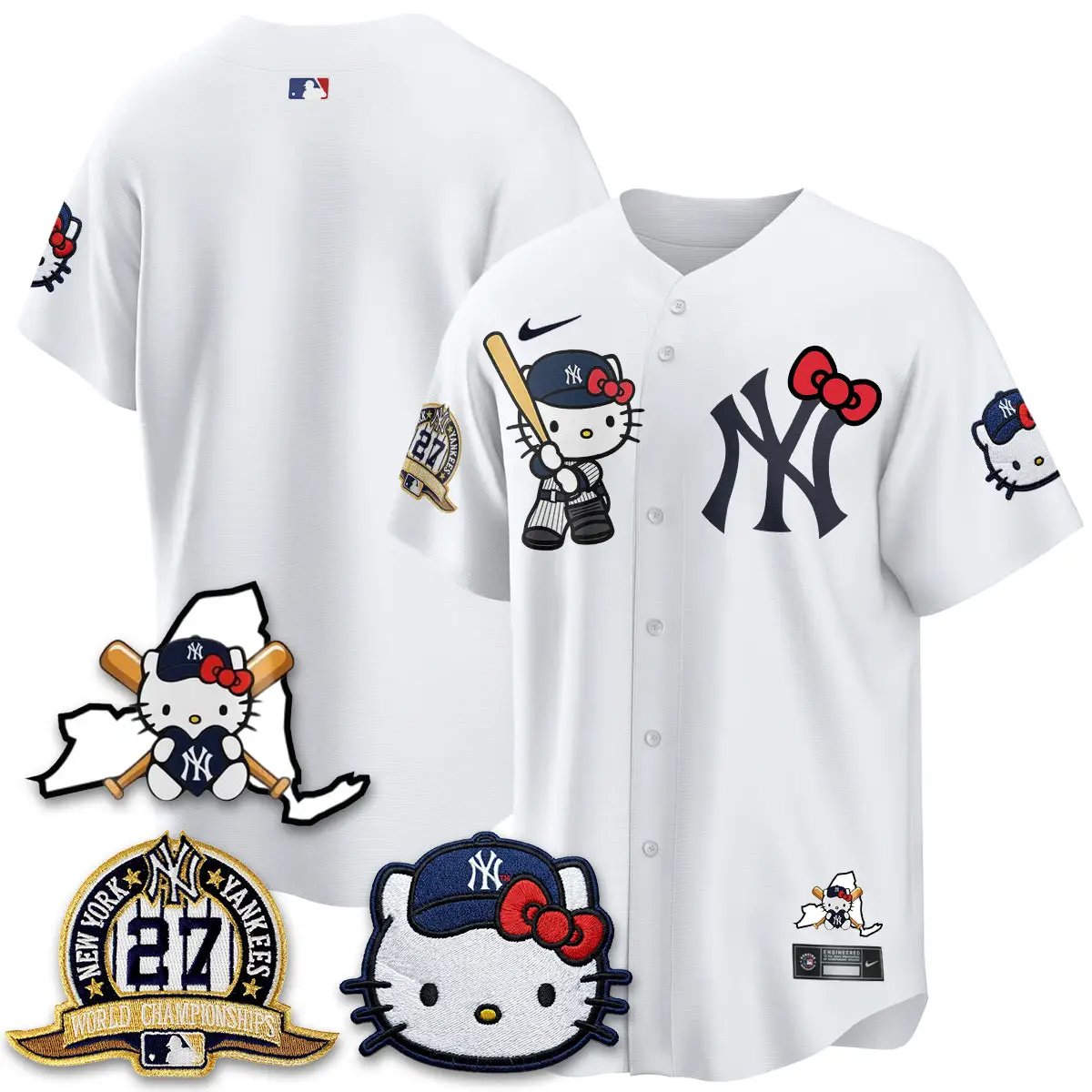NYY Meow KT 2026 Vapor Limited Jersey - All Stitched by New York Yankees
