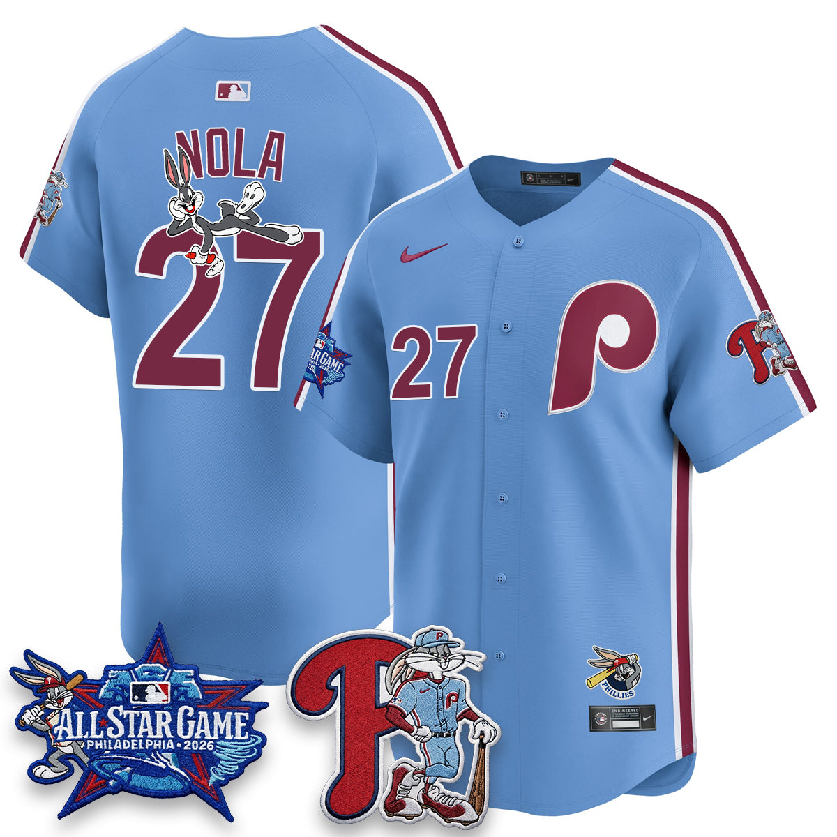 Philadelphia Phillies x Bunny Vapor Premier Limited Jersey - Stitched by Philadelphia Phillies