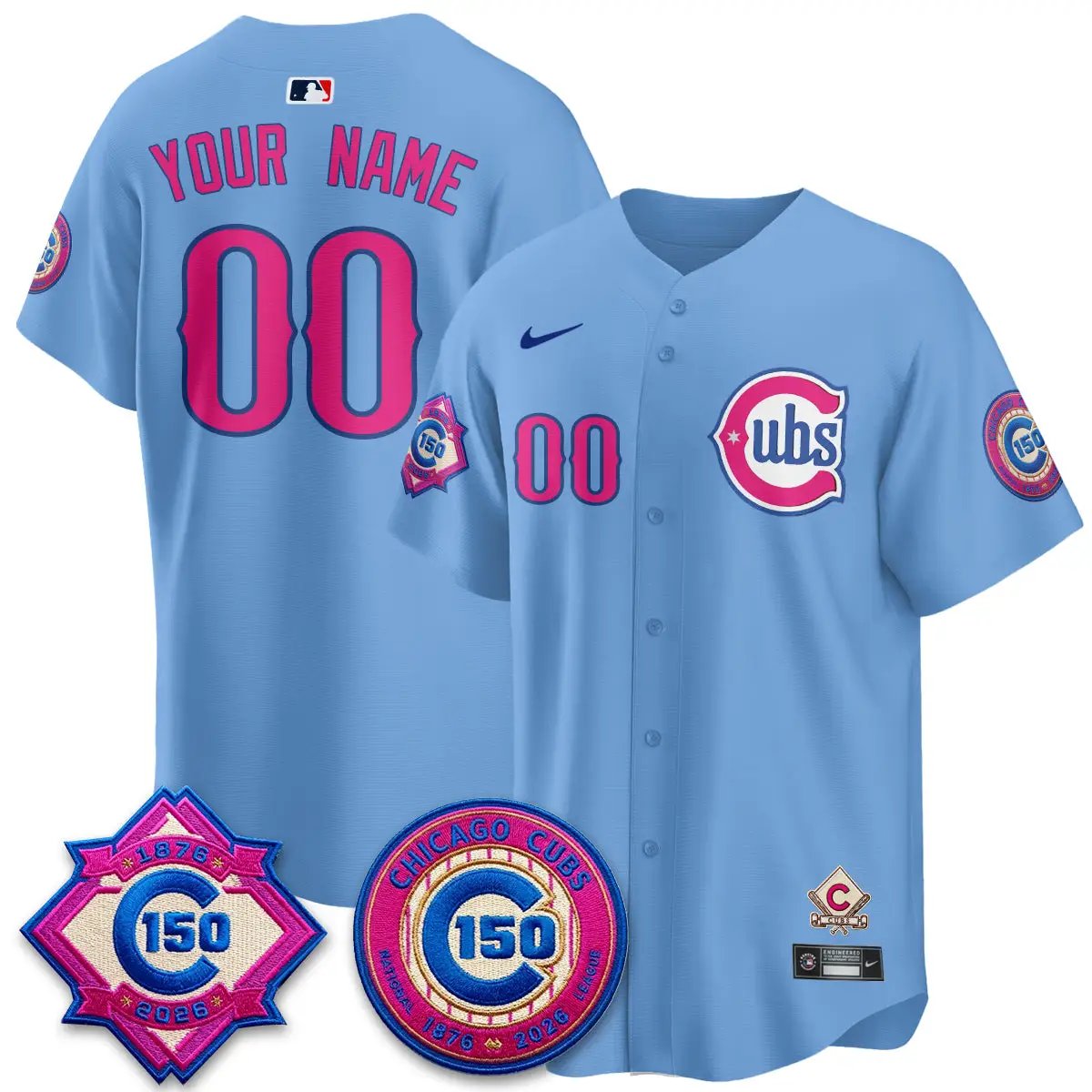 CHC x "Graduation" Vapor Limited Custom Jersey - Stitched by Chicago Cubs