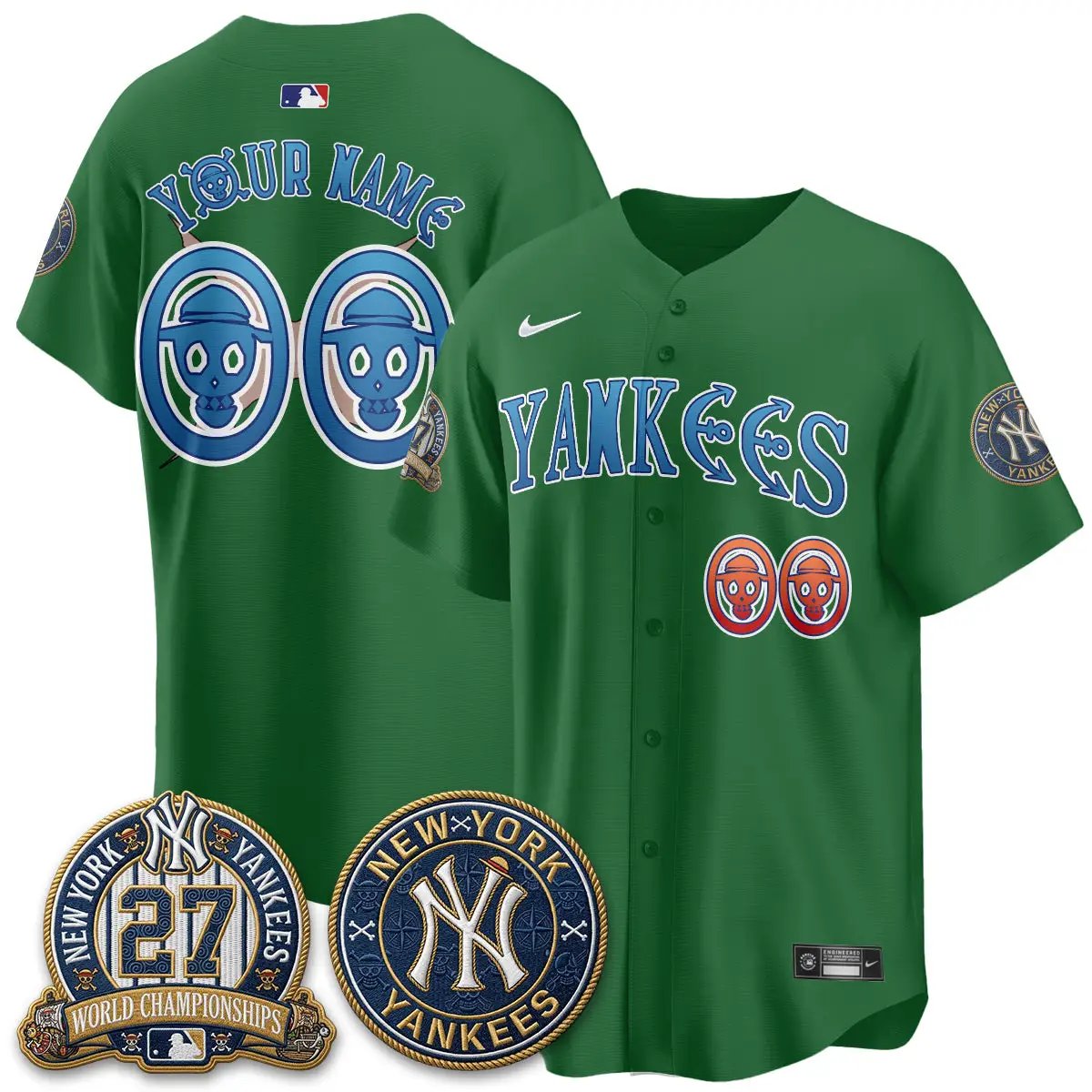 NYY x Japanese Cartoon Limited Custom Jersey - Stitched by New York Yankees