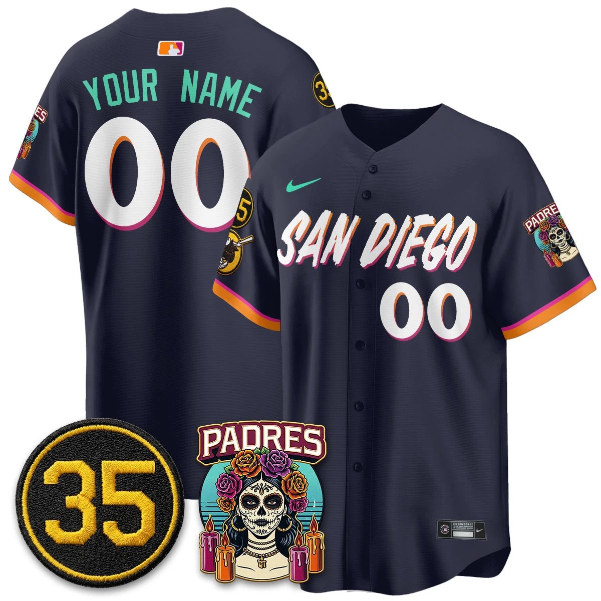 San Diego Padres 2026 City Connect - Remembering Randy Jones Vapor Limited Custom Jersey - All Stitched by San Diego Padres