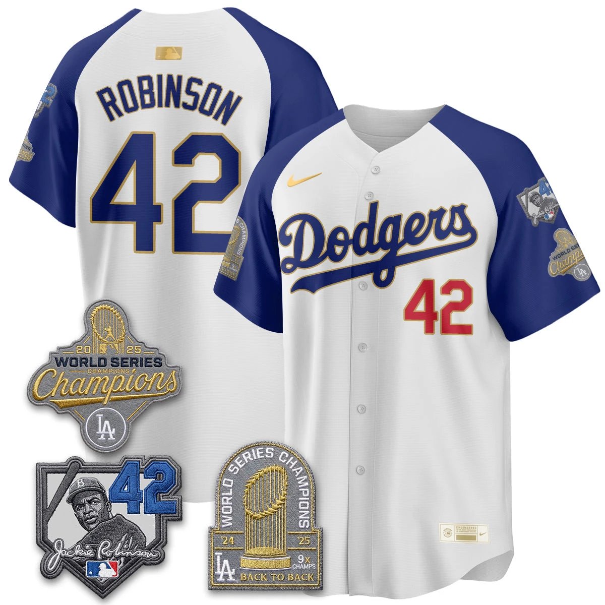 LAD 2026 Jackie Robinson New Era Vapor Limited Jersey - All Stitched by Los Angeles Dodgers