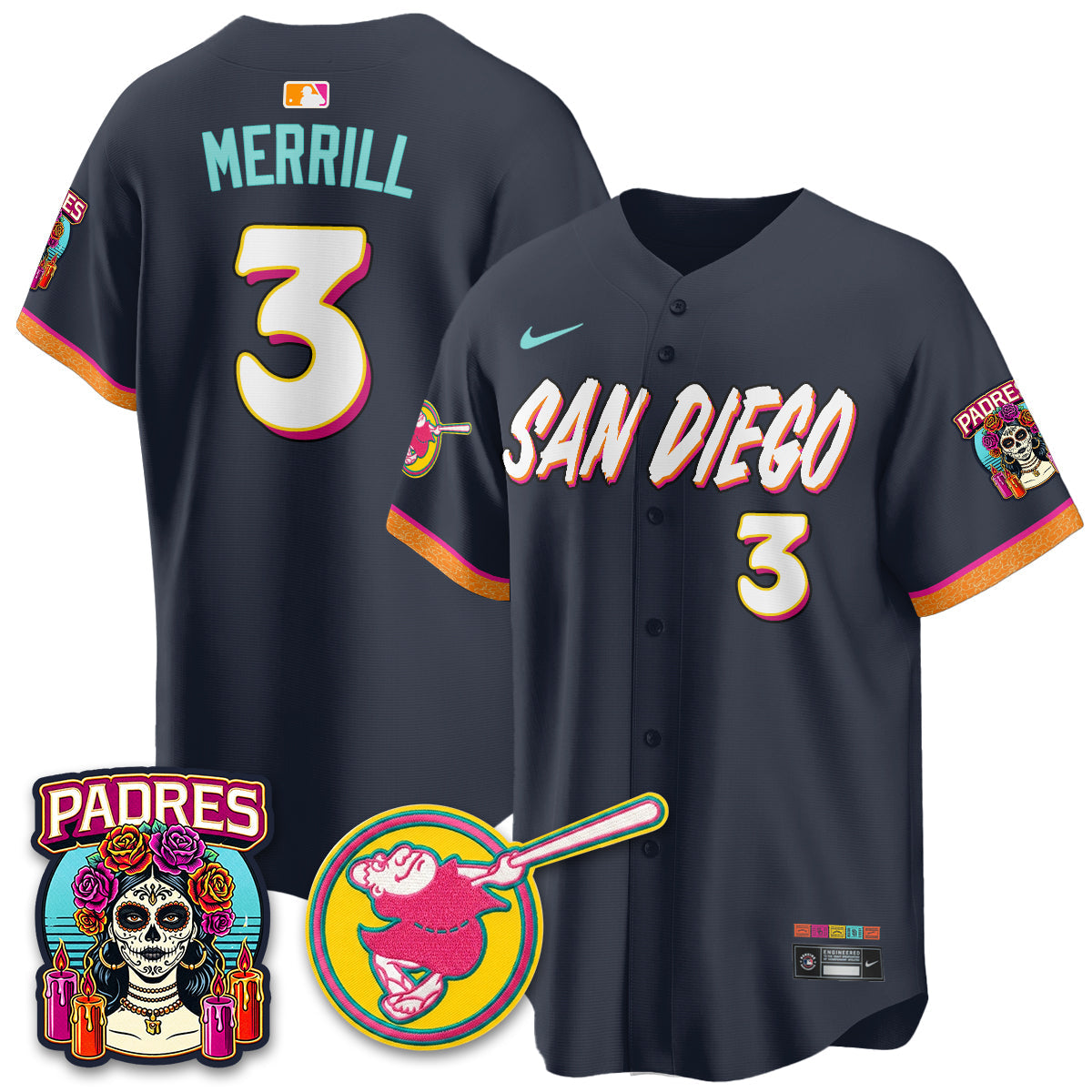 SD 2026 City Connect Vapor Premier Limited Jersey - All Stitched V2 by San Diego Padres