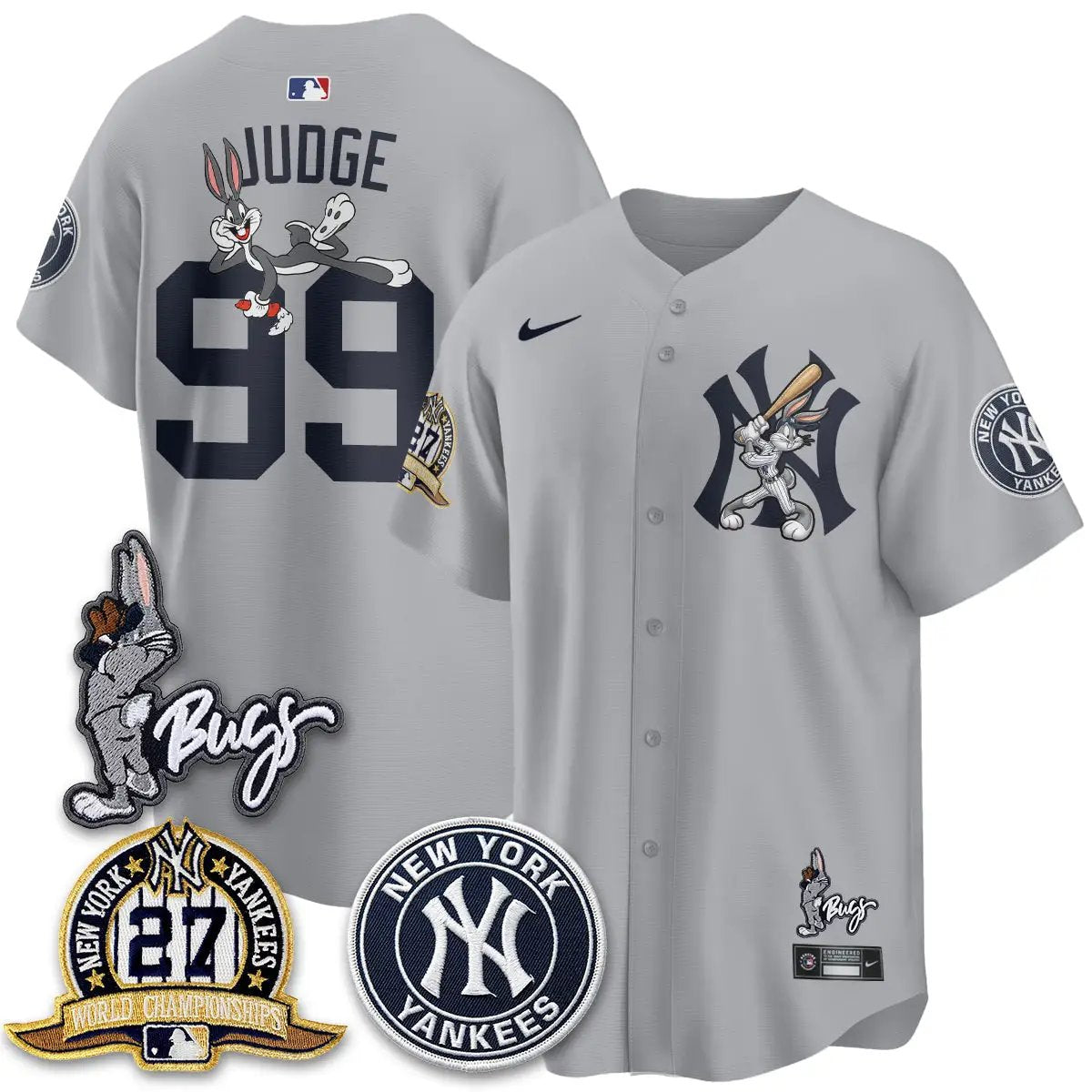 NYY Bunny Vapor Limited Jersey - All Stitched by New York Yankees