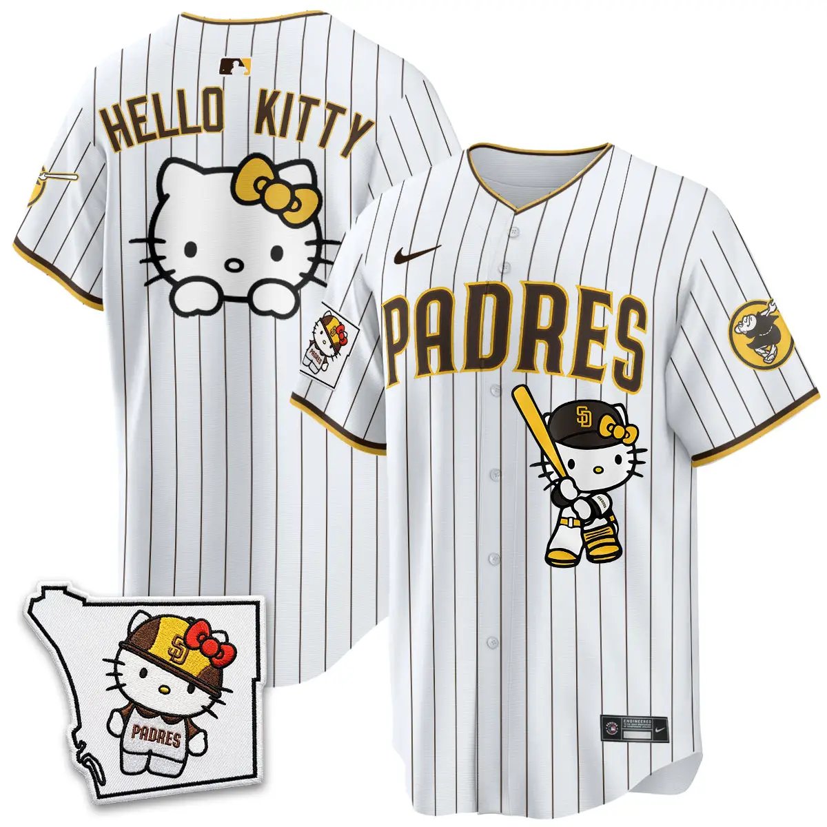 San Diego Padres x Meow KT Vapor Limited Jersey - All Stitched V2 by San Diego Padres