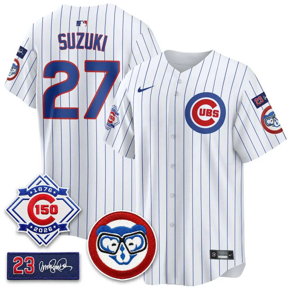 CHC 150th Anniversary Holy Cow Vapor Premier Limited Jersey - All Stitched by Chicago Cubs