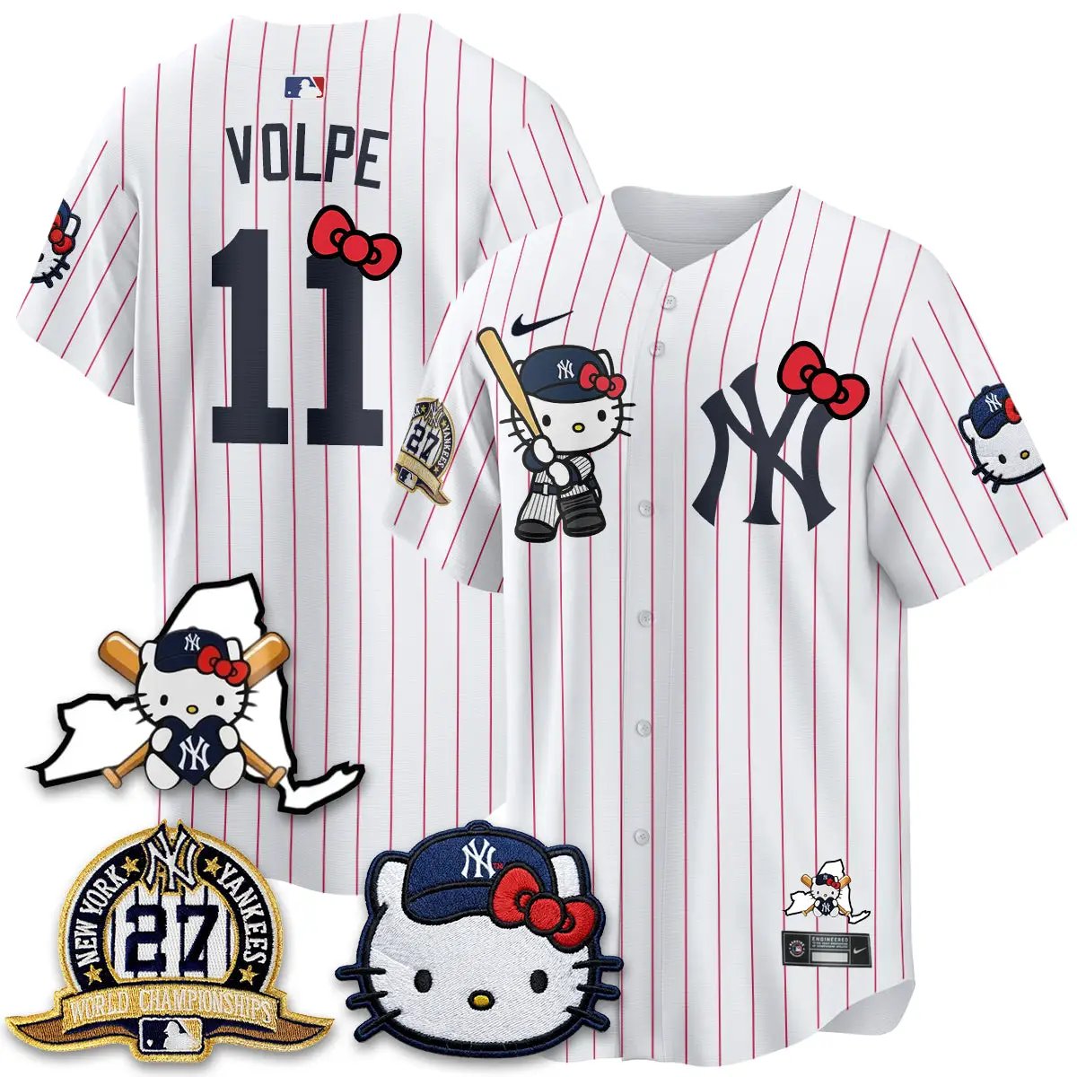 NYY Meow KT 2026 Vapor Limited Jersey - All Stitched by New York Yankees