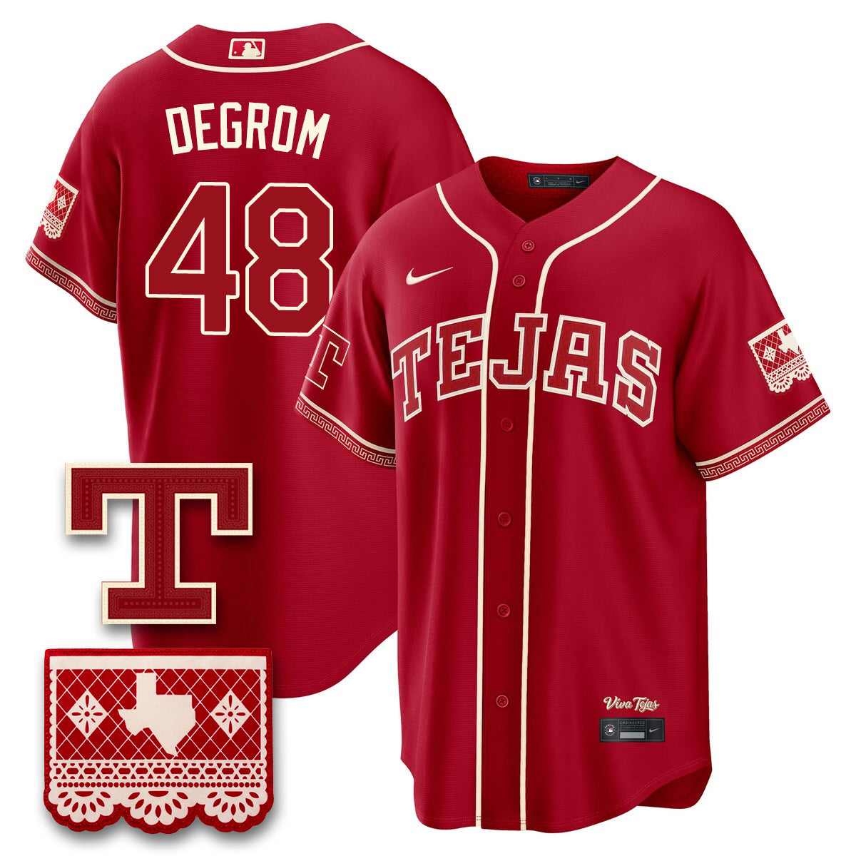 TEX 2026 City Connect Vapor Jersey - All Stitched by Texas Rangers