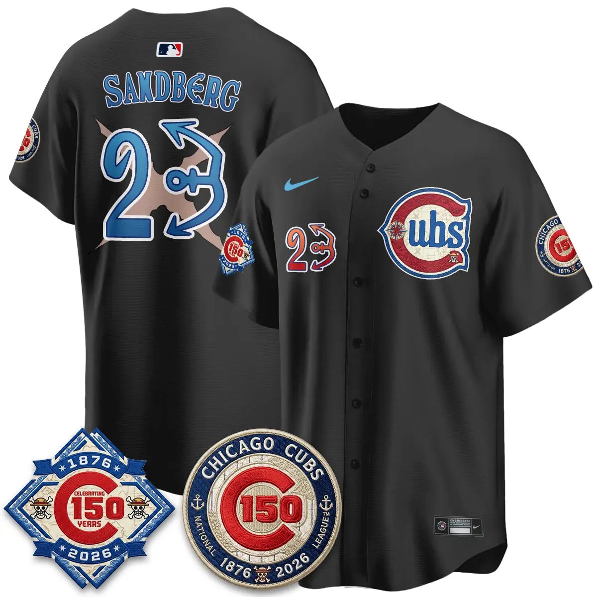 CHC x Japanese Cartoon Limited Jersey - Stitched by Chicago Cubs