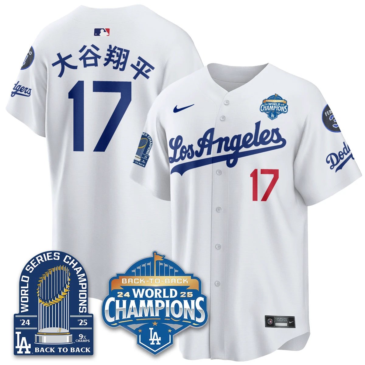 LAD Alternate Vapor Limited Jersey - 9x Champs - All Stitched by Los Angeles Dodgers