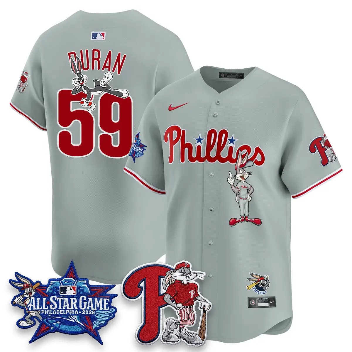 Philadelphia Phillies x Bunny Vapor Premier Limited Jersey - Stitched by Philadelphia Phillies