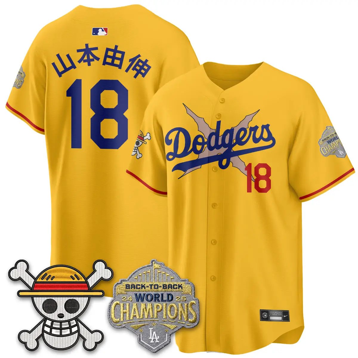 LAD x OP Vapor Jersey -All Stitched V2 by Los Angeles Dodgers