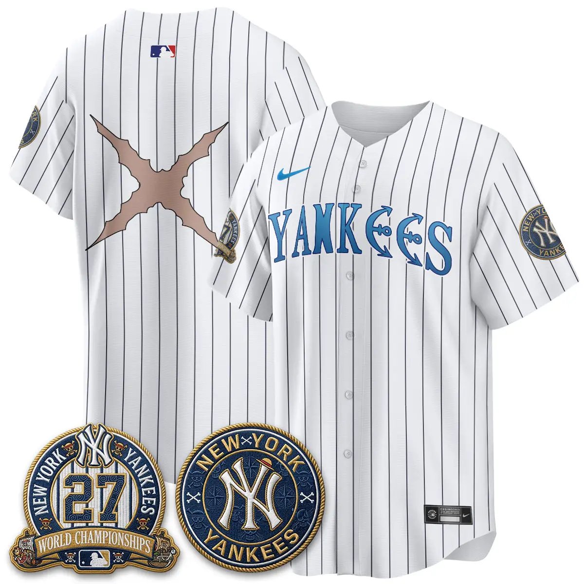 NYY x Japanese Cartoon Limited Jersey - Stitched by New York Yankees