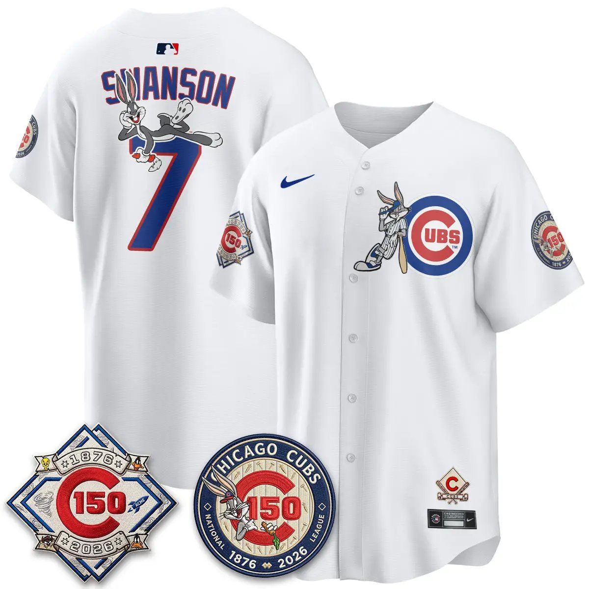 CHC x Bunny Vapor Premier Limited Jersey - Stitched by Chicago Cubs