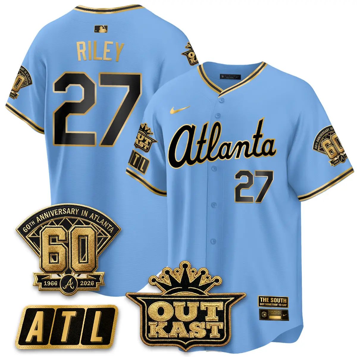 Atlanta Braves 2026 Gothic Edition Vapor Limited Jersey - All Stitched by Atlanta Braves