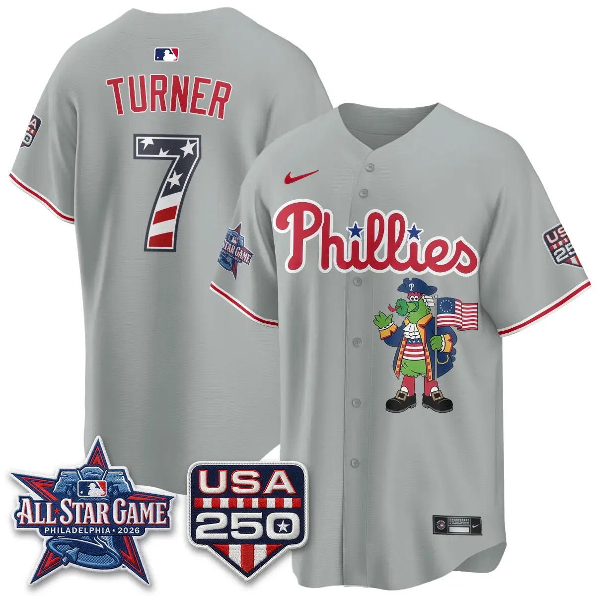 PHI 2026 All Star Phanatic Edition Vapor Jersey - Stitched by Philadelphia Phillies