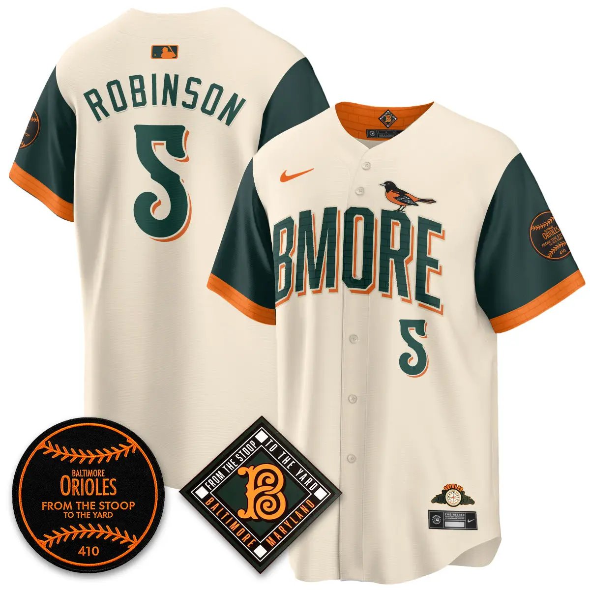 BAL 2026 City Connect Vapor Jersey - All Stitched by Baltimore Orioles