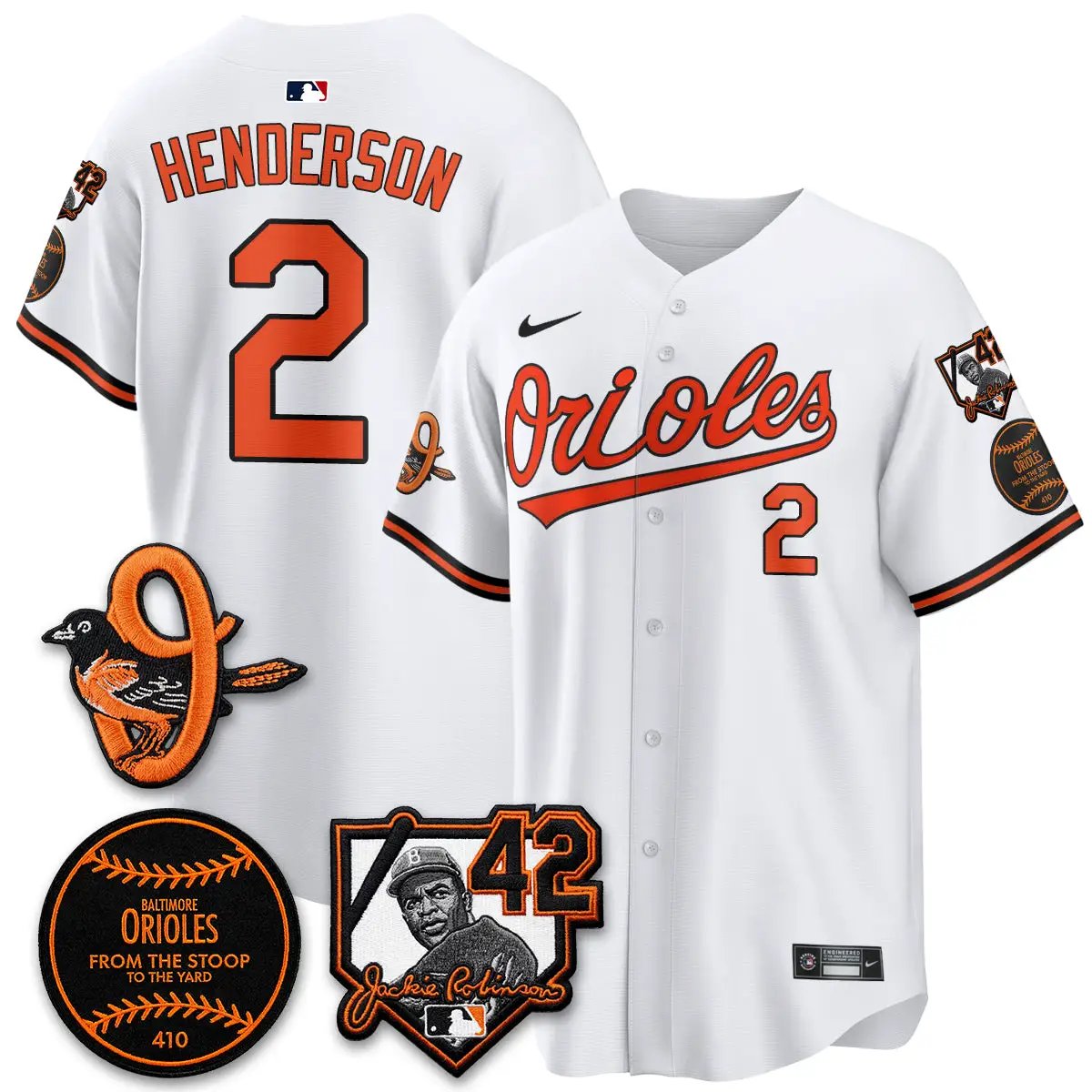 Baltimore Orioles 2026 Jackie Robinson Day Vapor Limited Jersey - All Stitched by Baltimore Orioles