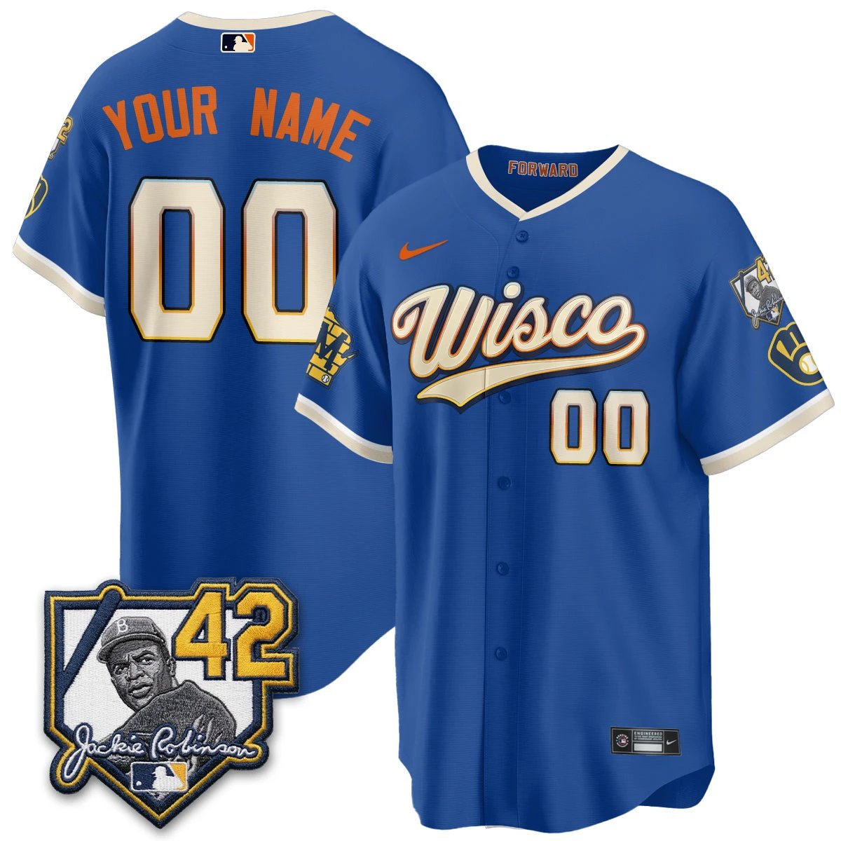 MIL 2026 New Era Vapor Custom Limited Jersey - All Stitched by Milwaukee Brewers