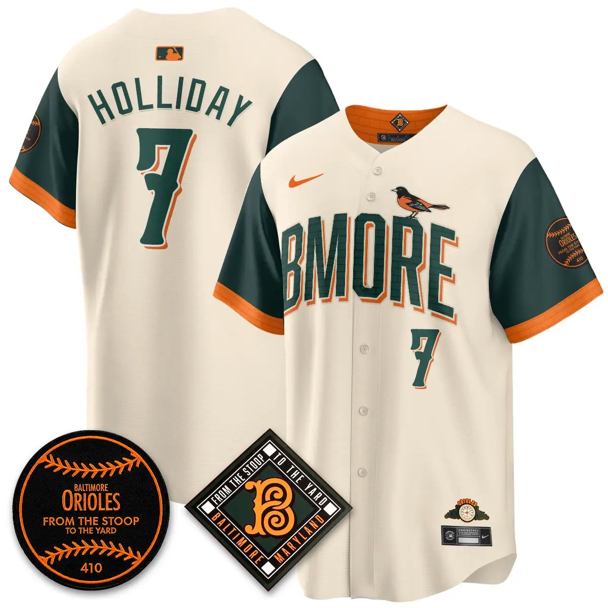 BAL 2026 City Connect Vapor Jersey - All Stitched by Baltimore Orioles