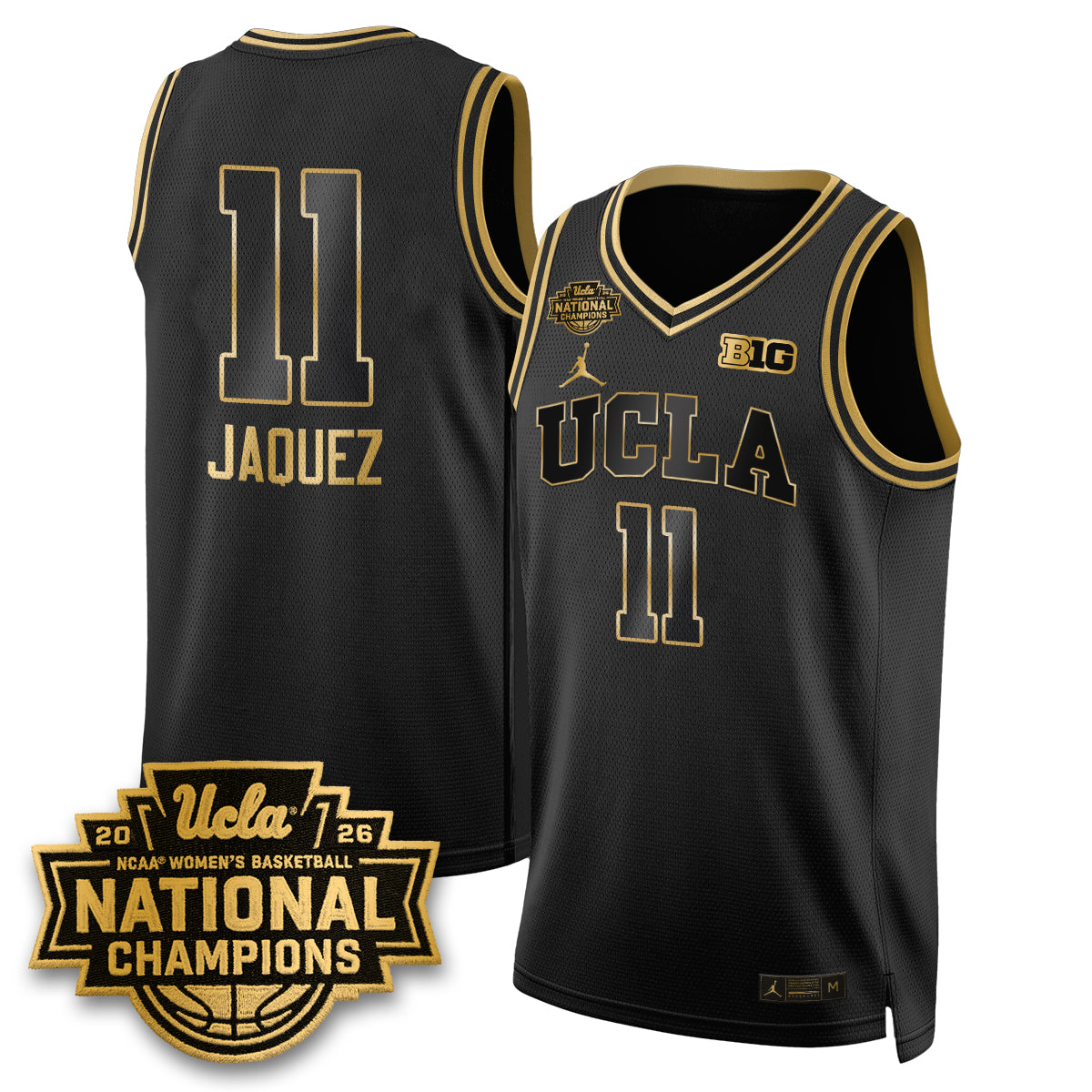 UCLA Women's Basketball National Champion 2026 Gear Limited Jersey - All Stitched by UCLA