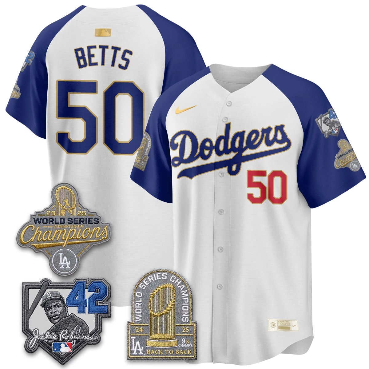 LAD 2026 Jackie Robinson New Era Vapor Limited Jersey - All Stitched by Los Angeles Dodgers