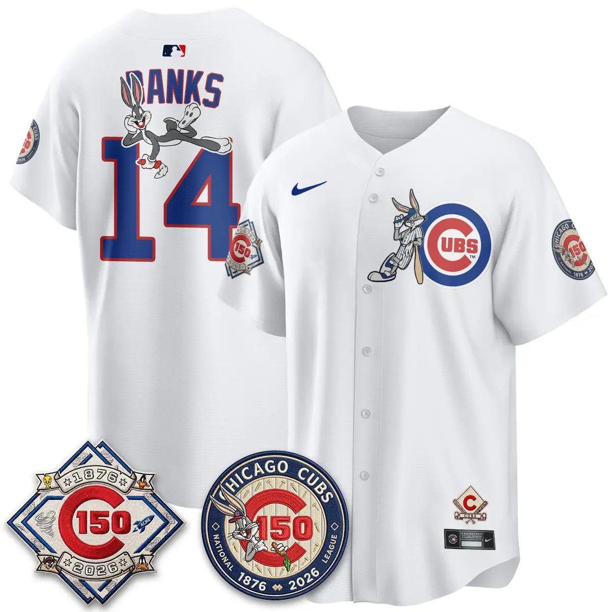 CHC x Bunny Vapor Premier Limited Jersey - Stitched by Chicago Cubs