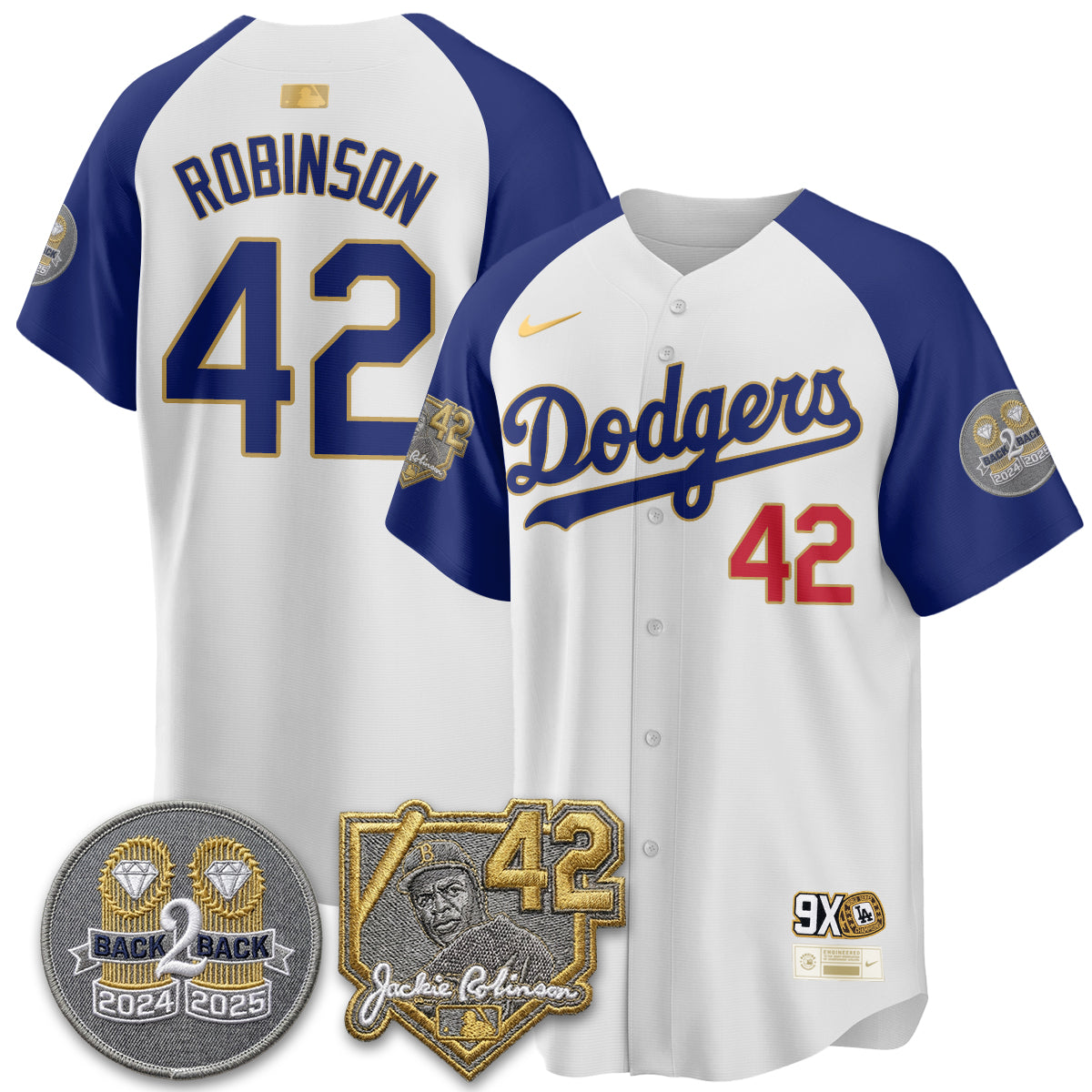 Los Angeles Dodgers - 2026 Jackie Robinson Day Vapor Limited Jersey - All Stitched by Los Angeles Dodgers