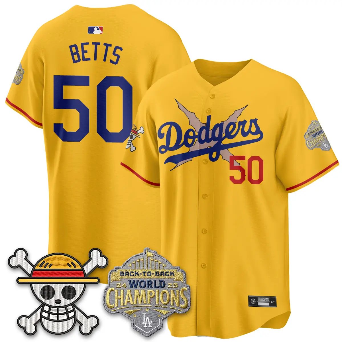LAD x OP Vapor Jersey -All Stitched V2 by Los Angeles Dodgers