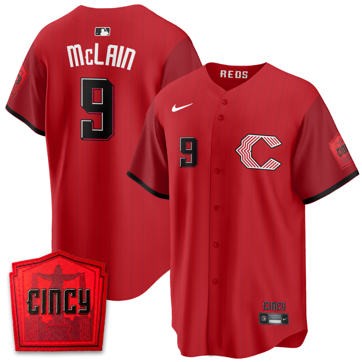 CIN 2026 City Connect Limited Premier Vapor Jersey - All Stitched by Cincinnati Reds