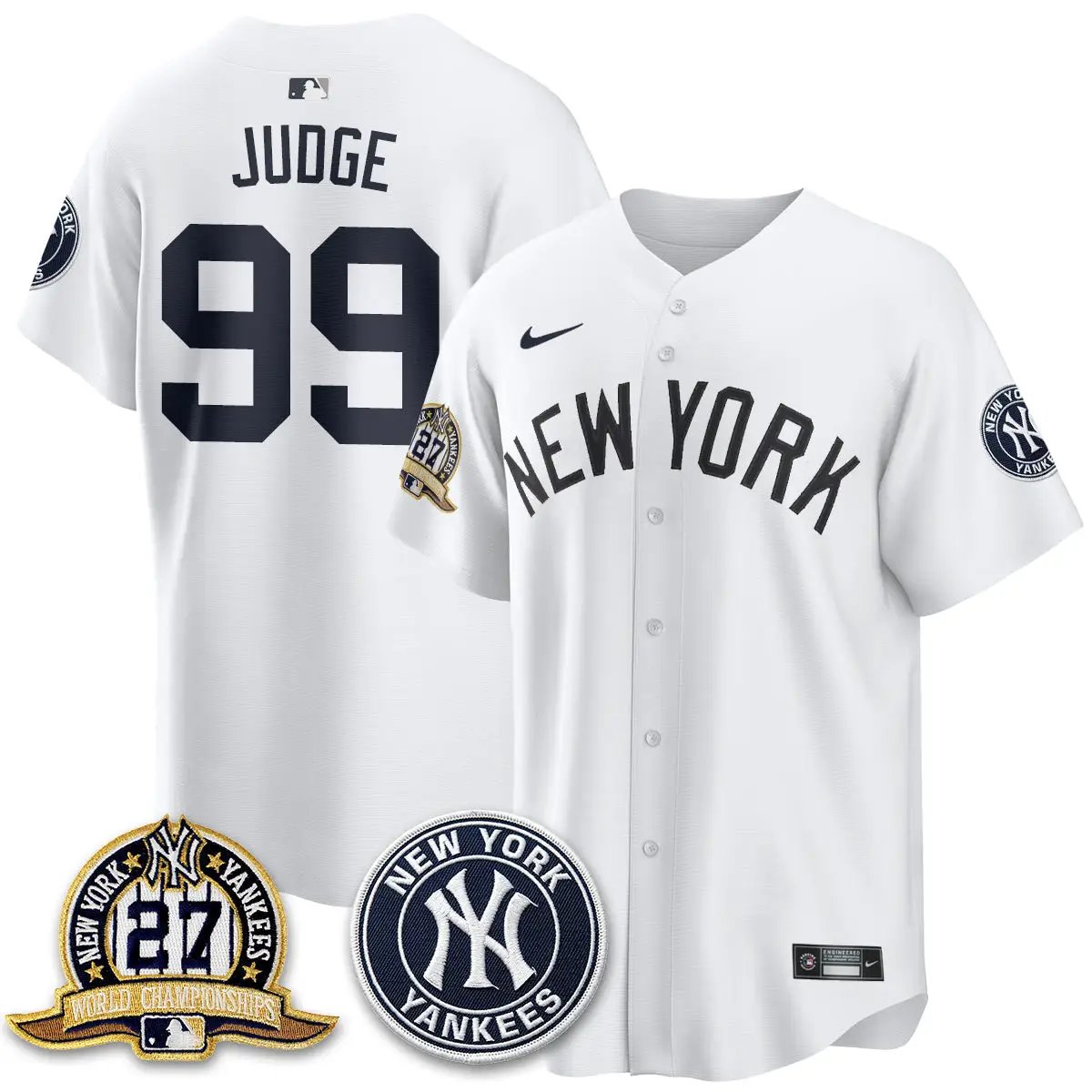 New York Yankees Alternate Jersey - All Stitched by New York Yankees
