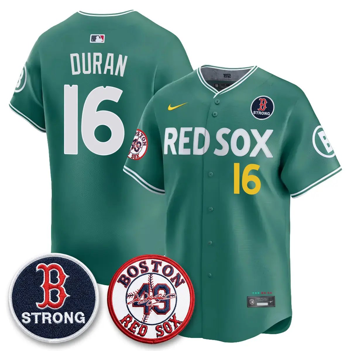 BOS Tim Wakefield Memorial Patch Vaper Premier Limited Jersey - All Stitched V2 by Boston Red Sox