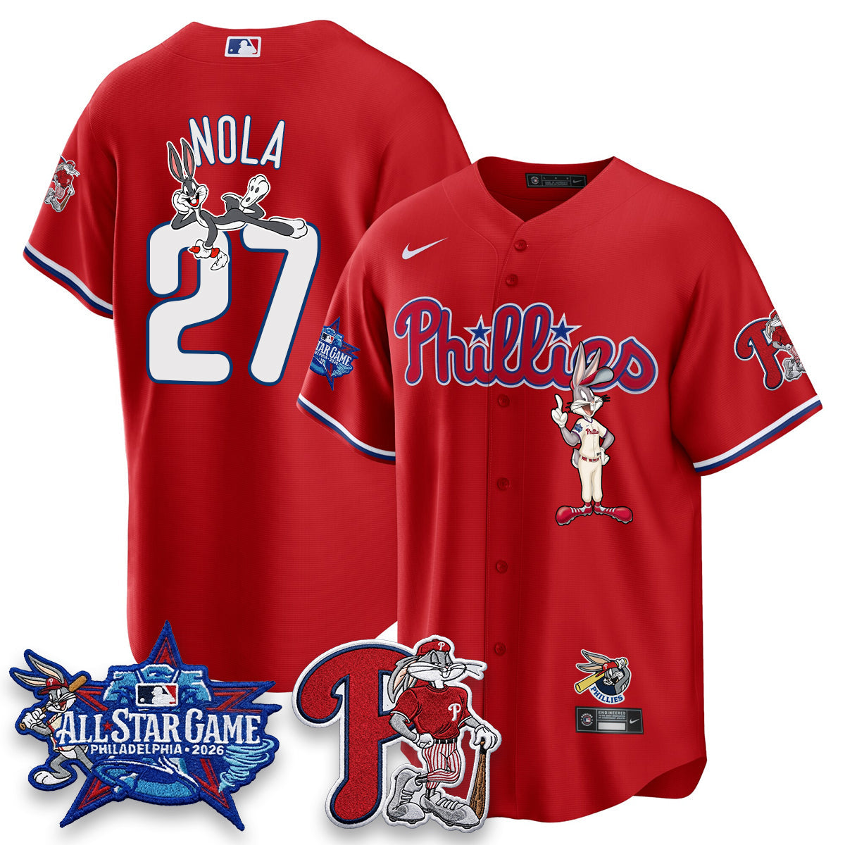 Philadelphia Phillies x Bunny Vapor Premier Limited Jersey - Stitched by Philadelphia Phillies