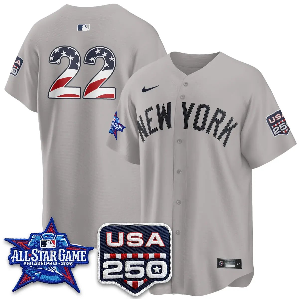 NYY 2026 All Star Edition Vapor Jersey - Stitched by New York Yankees