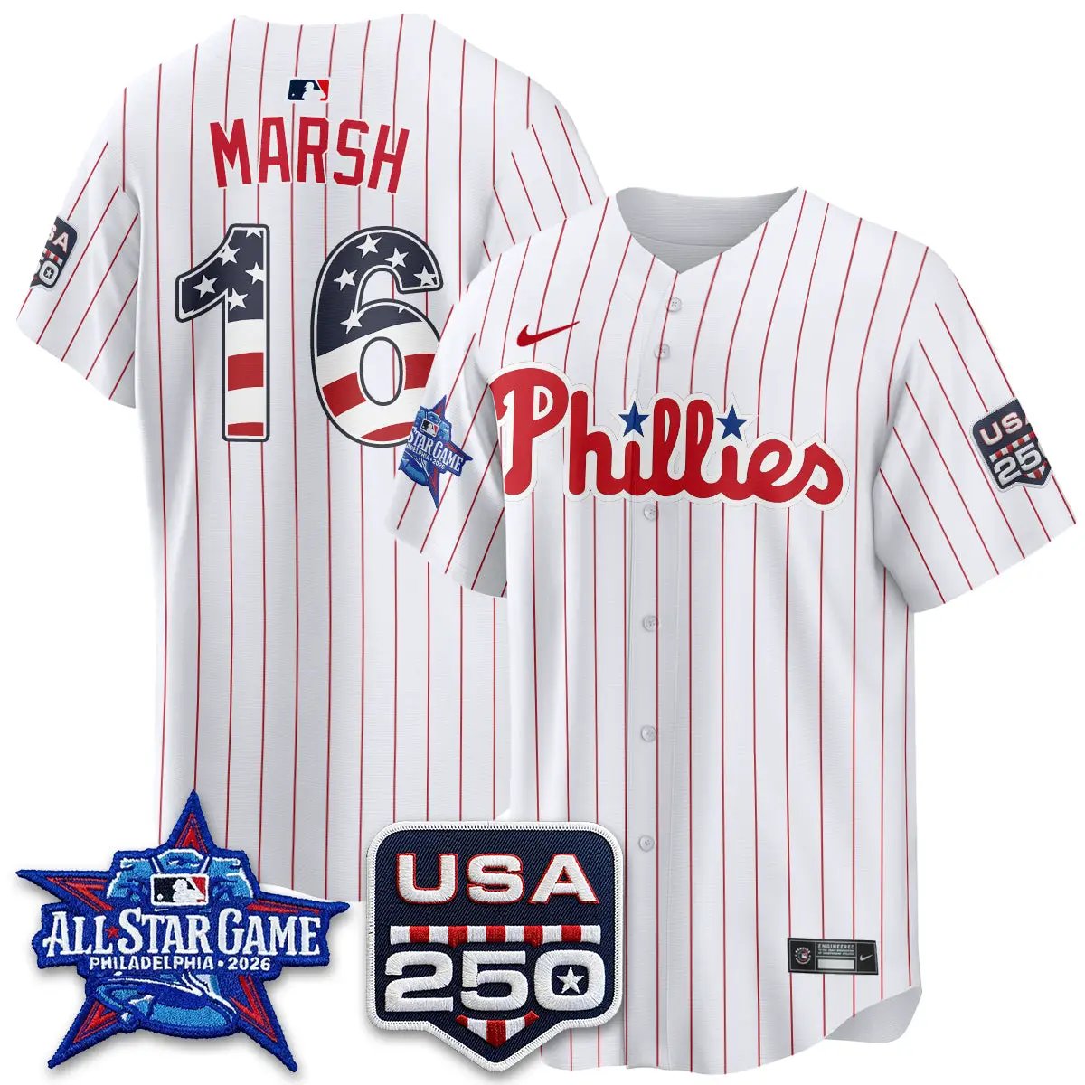 PHI 2026 All Star Edition Vapor Jersey - Stitched by Philadelphia Phillies