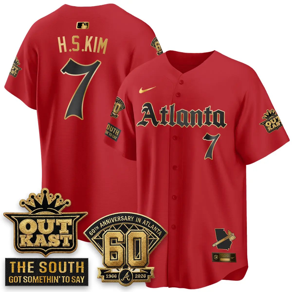 Atlanta Braves 2026 Gothic Edition Vapor Limited Jersey - All Stitched by Atlanta Braves