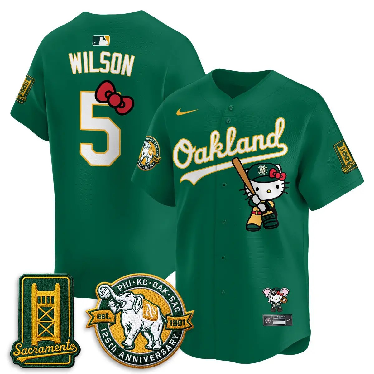 Oakland Athletics x Meow KT 2026 Vapor Limited Jersey - Stitched by Oakland Athletics