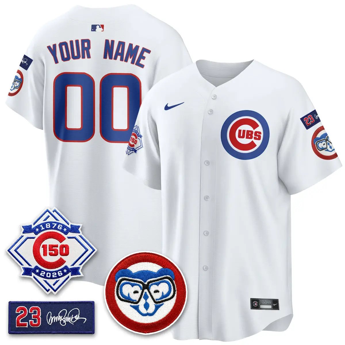 CHC 150th Anniversary Holy Cow Vapor Premier Limited Custom Jersey - All Stitched by Chicago Cubs