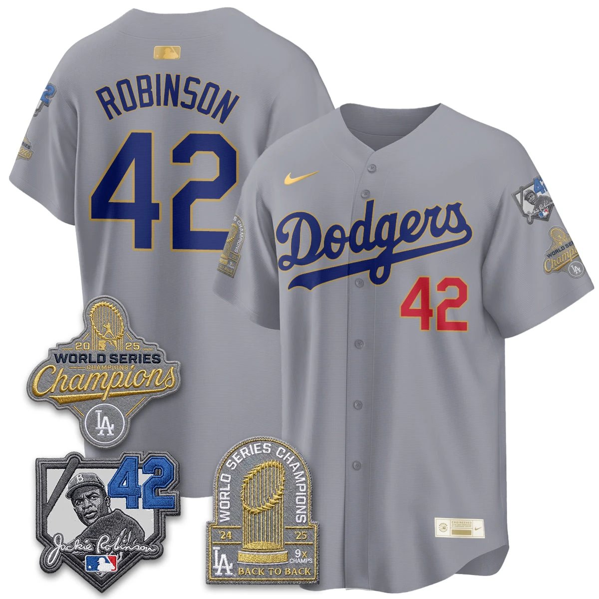 LAD 2026 Jackie Robinson New Era Vapor Limited Jersey - All Stitched by Los Angeles Dodgers