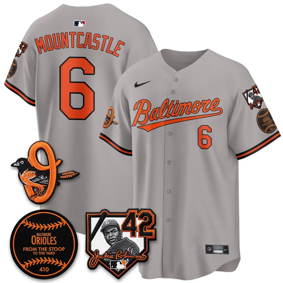 Baltimore Orioles 2026 Jackie Robinson Day Vapor Limited Jersey - All Stitched by Baltimore Orioles