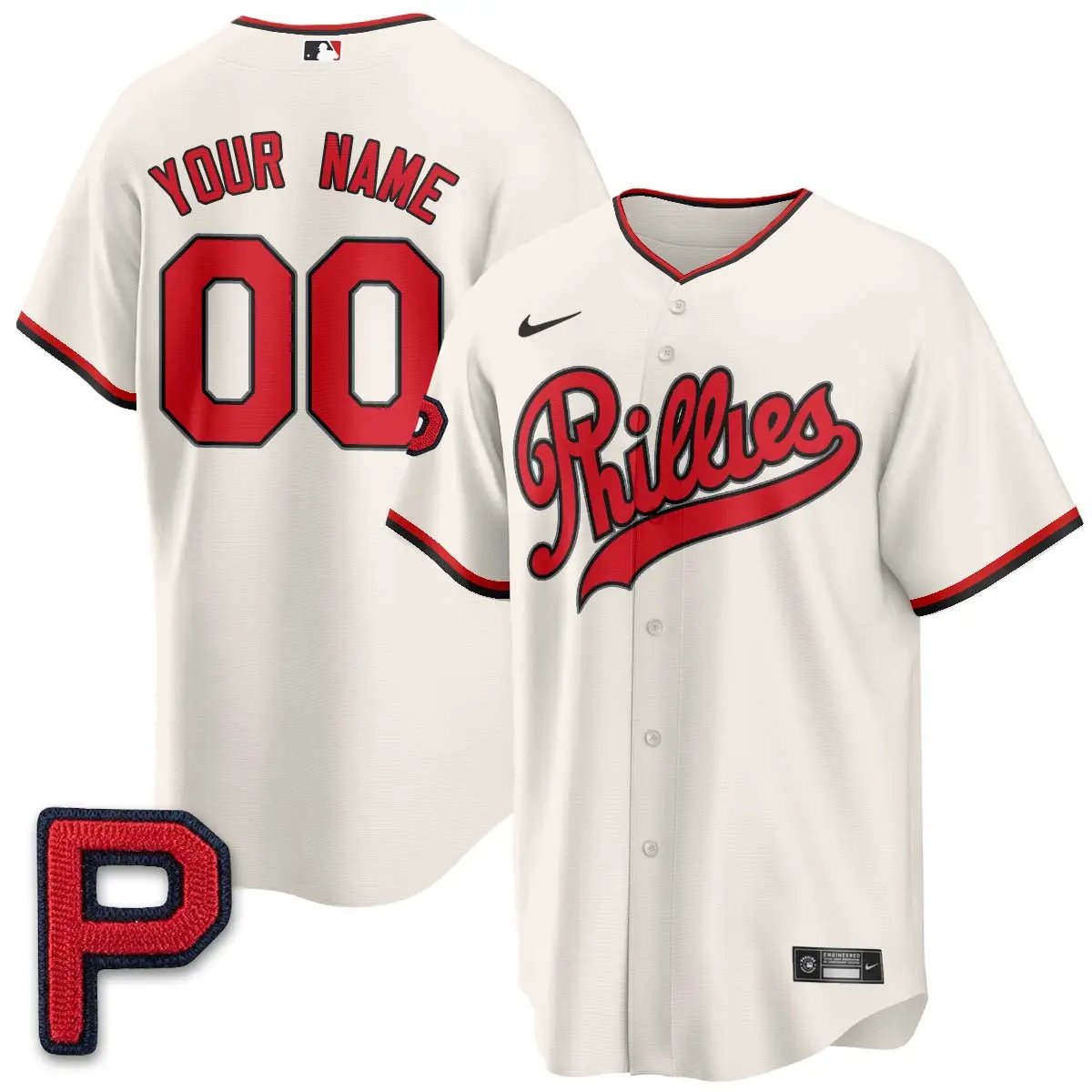 PHI 2026 Field of Dreams Stadium Vapor Custom Jersey V2 - Stitched by Philadelphia Phillies