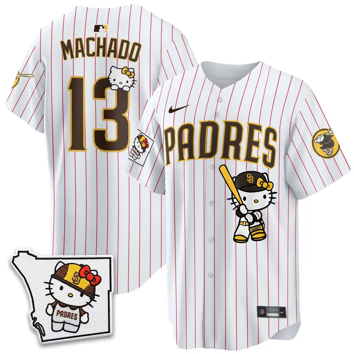 San Diego Padres x Meow KT Vapor Limited Jersey - All Stitched V2 by San Diego Padres