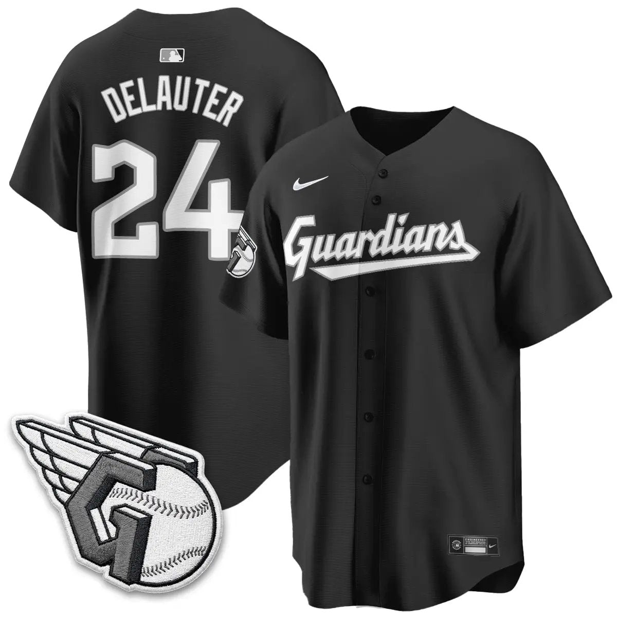 CLE 2026 Black Out Style Limited Vapor Jersey - All Stitched by Cleveland Guardians