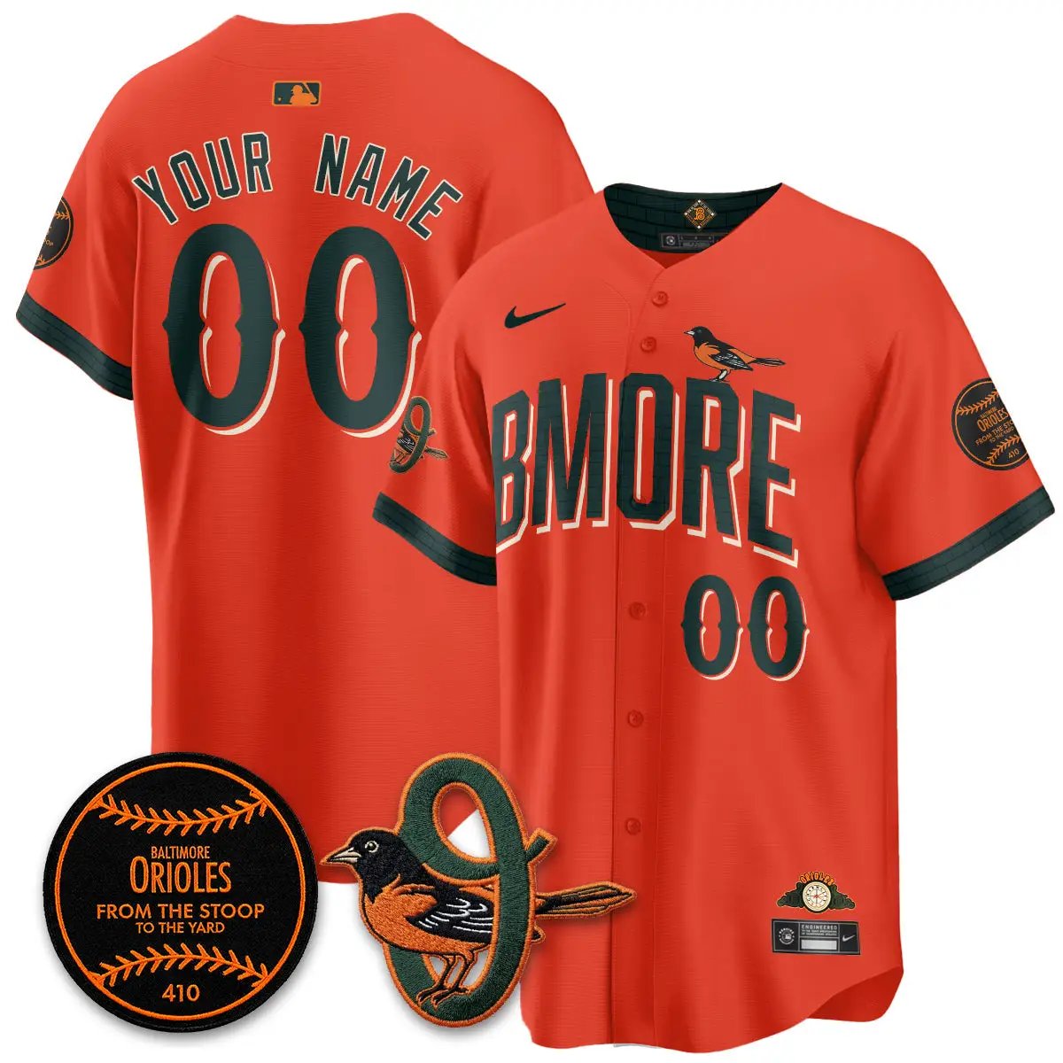 Baltimore Orioles 2026 City Connect Vapor Premier Limited Custom Jersey - All Stitched - V3 by Baltimore Orioles