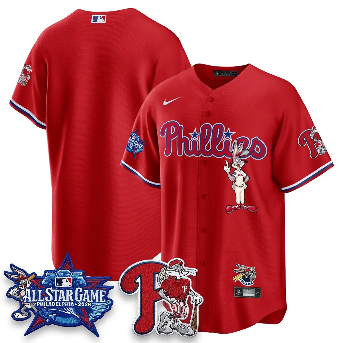 Philadelphia Phillies x Bunny Vapor Premier Limited Jersey - Stitched by Philadelphia Phillies